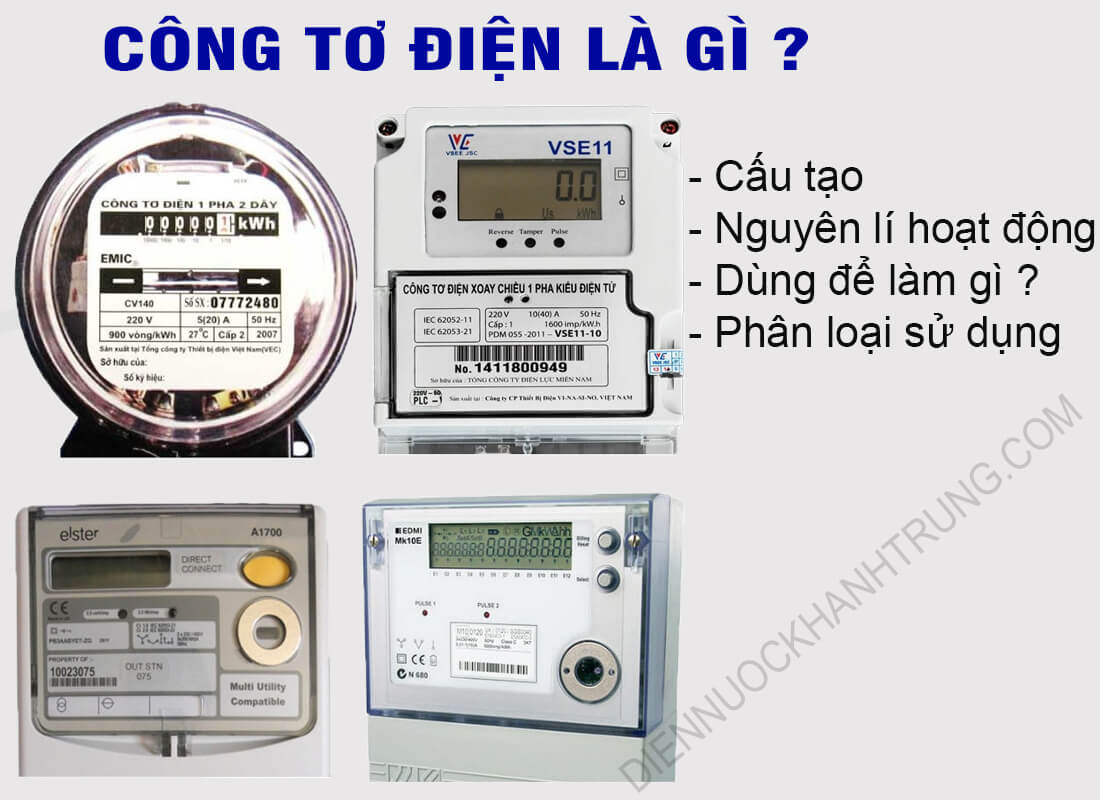 Công tơ điện là gì và công dụng của đồng hồ đo điện như nào chưa? - Htsolarxanh